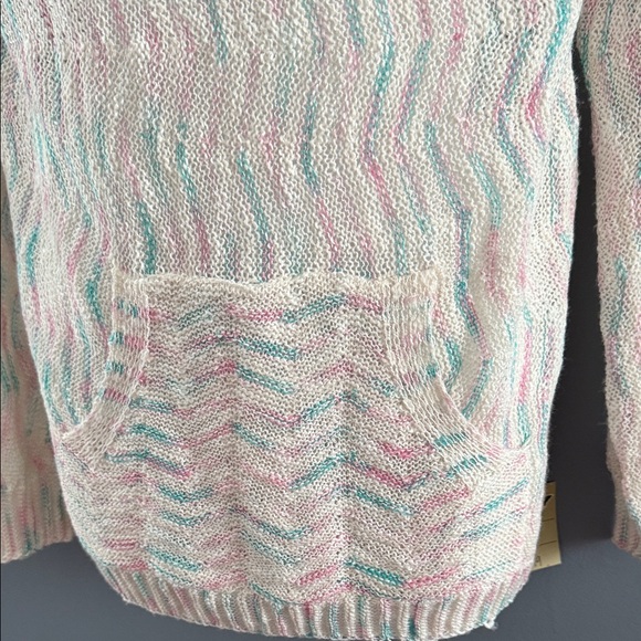 Mystree Pastel Chevron Knit Sweater - Picture 2 of 6
